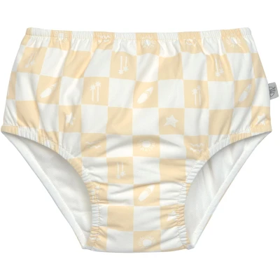 Afbeelding van Lässig SPF Zwemluier Check pattern vanilla/sea salt, 13 18 maanden maat 86
