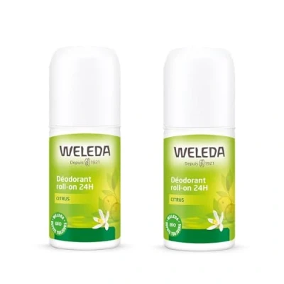 Afbeelding van Weleda Citrus Roll on Deodorant 24H Set van 2 x 50 ml