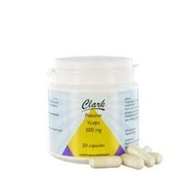 Afbeelding van Clark Papaine 500mg, 50 Veg. capsules