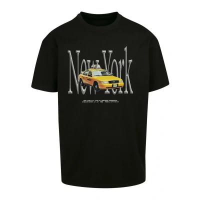 Afbeelding van Upscale by Mister Tee NY TAXI Tshirt print, Heren, Maat: XL, Black