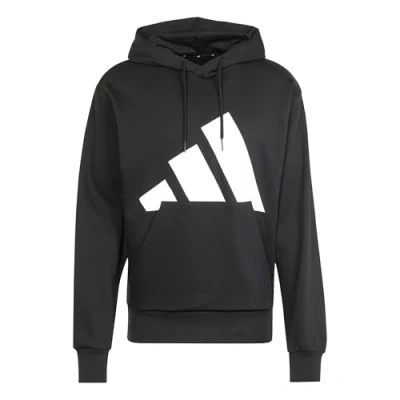Afbeelding van adidas Sportswear Essentials BIG LOGO Hoodie, Heren, Maat: Small, Black/white