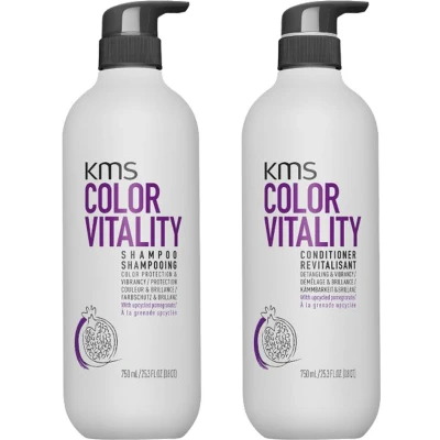 Afbeelding van KMS ColorVitality Shampoo + Conditioner 750ml bundel/set/pakket