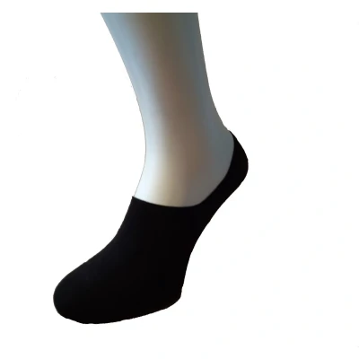 Afbeelding van Footies No Show Sokjes Kousenvoetjes 4 Pack Zwart Maat 39/42