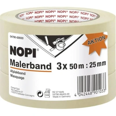 Afbeelding van tesa 04790 00000 01 Schilderstape Beige (l x b) 50 m 25 mm 3 stuk(s)