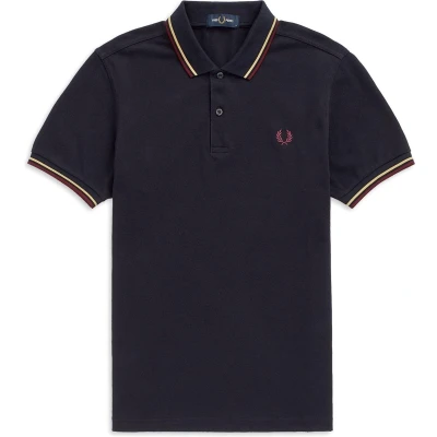 Afbeelding van Polo Fred Perry Regular Fit Donkerblauw Maat S