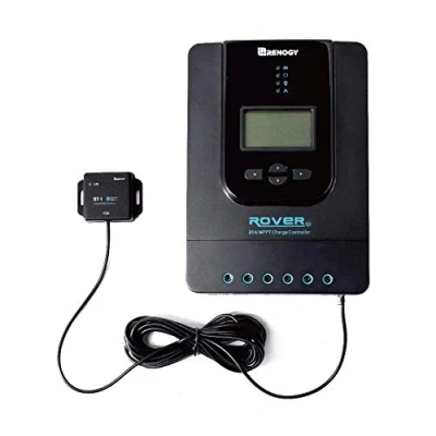 Afbeelding van Renogy 20A 12/24 V MPPT Bluetooth zonnepaneel zonne laadregelaar met LCD scherm