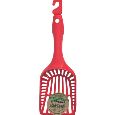 Afbeelding van Moderna kattenbakschep Handy plastic rood