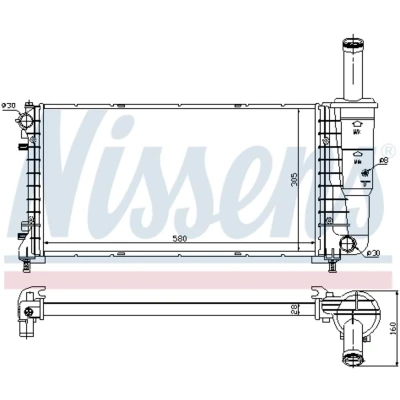 Afbeelding van Nissens Radiateur 61923