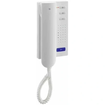 Afbeelding van TCS Deur Control Audio deurtelefoon ISH3030 0140 4 toetsen AP wit huistelefoon 4035138017343