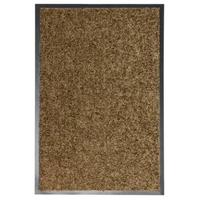 Afbeelding van Deurmat wasbaar 40x60 cm bruin