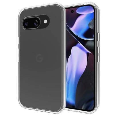Afbeelding van Google Pixel 9A Hoesje Kunststof Accezz Softcase/Backcover Transparant Telefoonhoesje Shockproof/Valbescherming