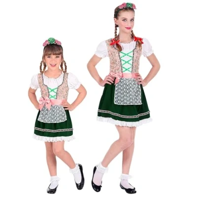 Afbeelding van WIDMANN Klein Oktoberfest meisje kostuum voor kinderen 128 (5 7 jaar)