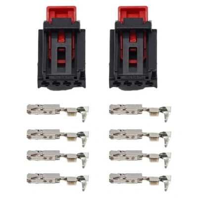 Afbeelding van YananAC 2 stuks 4 polig 7N0972704 achterlichtstekker met aansluiting compatibel V W Seat Benz S