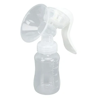 Afbeelding van Handkolf, 150 Ml Handpomp met Sterke Zuigkracht Borstkolf één Hand Draagbare Moedermelkopvanger Babyvoedingspomp Zachte Siliconen Borstvoedingspomp voor Moeders die