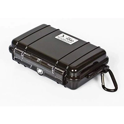 Afbeelding van Peli 1040 Klein Koffertje Ideaal Voor Onderweg Om Kleine Draagbare Elektronica Zoals Camera&#039;S En Mobiele Telefoons In Op Te Bergen, Ip67 Waterdicht, Capaciteit: 0,7L, Gemaakt De Vs, Kleur: Zwart