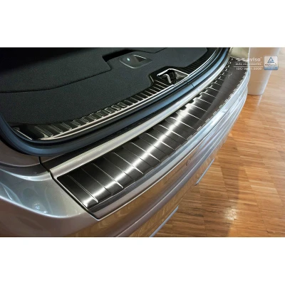 Afbeelding van Avisa Zwart RVS Achterbumperprotector passend voor Volvo XC60 2013 2016 &#039;Ribs&#039;