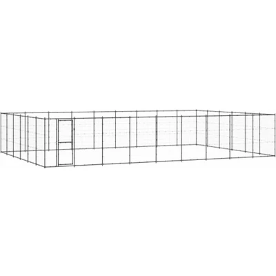 Afbeelding van vidaXL Hondenkennel 65,34 m² staal