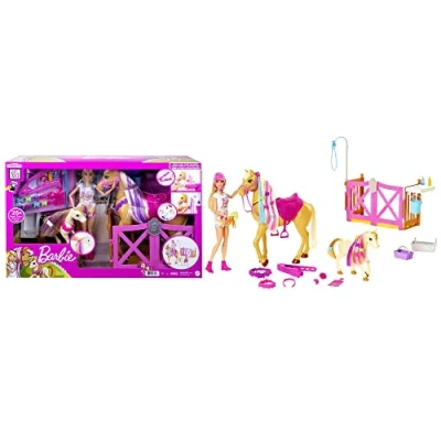 Afbeelding van Speelset Barbie Toilettage des Chevaux Plastic