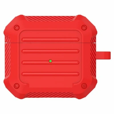 Afbeelding van AirPods 3 hoesje hardcase Shell series Rood bescherming voor uw Optimale jouw