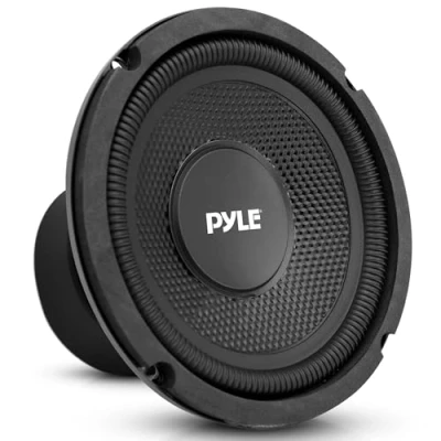 Afbeelding van Pyle 1 PLMW63 subwoofer, 16,5 cm, 165 mm, 6,5 inch diameter, 75 Watt RMS, 150 max., enkele spreekspoel, 4 ohm, rubberen ophanging, voor auto&#039;s, stuk