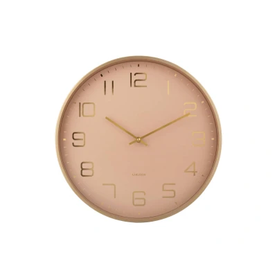 Afbeelding van Karlsson Wandklok Elegance Glow Bruin Ø40cm Scandinavisch