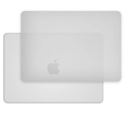 Afbeelding van Apple MacBook Air 13 inch (2022) Hoes: iMoshion Laptop Cover Hardcase,Backcover Transparant Kunststof Hoezen