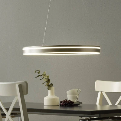 Afbeelding van Paul Neuhaus Smart hanglamp Q Vito Ø 59cm grijs 8411 55