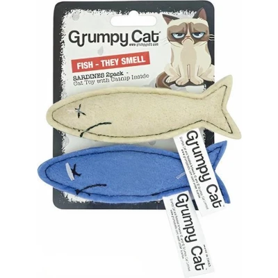 Afbeelding van Grumpy Cat Sardines Met Catnip 2 STUKS 7 CM