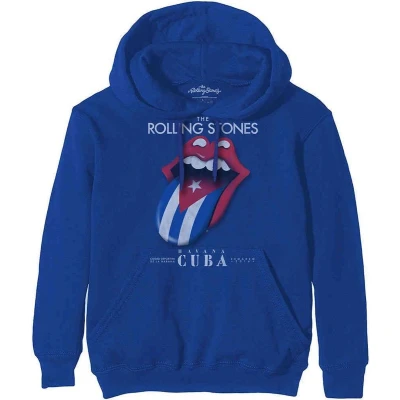 Afbeelding van The Rolling Stones Havana Cuba Hoodie/trui M Blauw