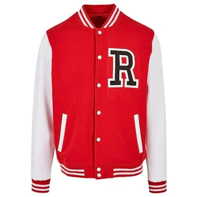 Afbeelding van Mister Tee Rose College jacket S Rood/Wit