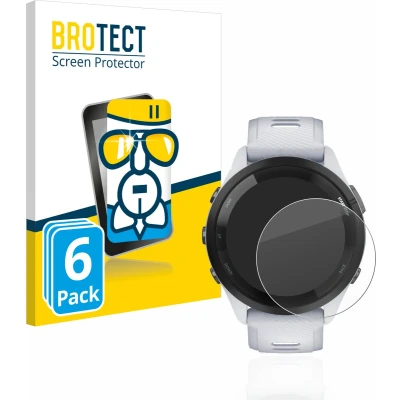 Afbeelding van BROTECT Glas Screen Protector voor Garmin Forerunner 265 (46 mm) (6 Stuks) Schermbeschermer [9H Hardheid, Beschermglas Folie niet Gehard Glas]