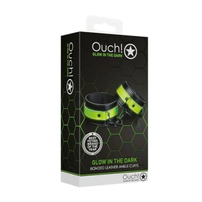 Afbeelding van Enkelboeien Glow In The Dark Neon green/Black