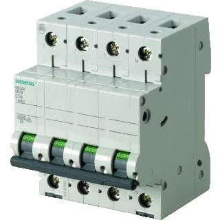 Afbeelding van Siemens automaat 400v 6ka 3 n polig c karakteristiek 16a 5sl6616 7