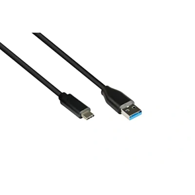 Afbeelding van 2831 AC010S 1 m USB A C 3.2 Gen 2 (3.1 2) 10000 Mbit/s Black