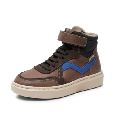 Afbeelding van Bisgaard MIO TEX Unisex Sneakers hoog voor kinderen, Maat: 37, Coconut Leer en textiel
