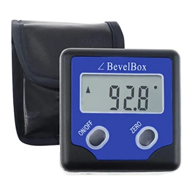 Afbeelding van Digitale Hoekzoeker/Bevel Box/Bevel Gauge Stof Waterdichte Protractor/Hellingmeter IP54 Tarief met 3 Ingebouwde Magneten (Bevel Box Angle Finder)