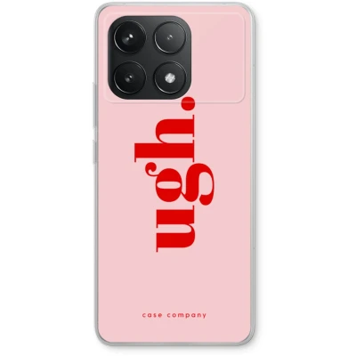 Afbeelding van Case Company® hoesje geschikt voor Xiaomi Poco F6 Pro Ugh Soft Cover Telefoonhoesje Bescherming aan alle Kanten en Schermrand