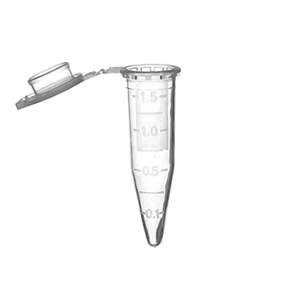Afbeelding van MUHWA 500 PCs Polypropyleen Afgestudeerde Microcentrifugebuizen met Onverwachte GLB, 1.5ML Micro Reageerbuizen Conische Microtube Steekflesje voor Laboratorium (Duidelijk)