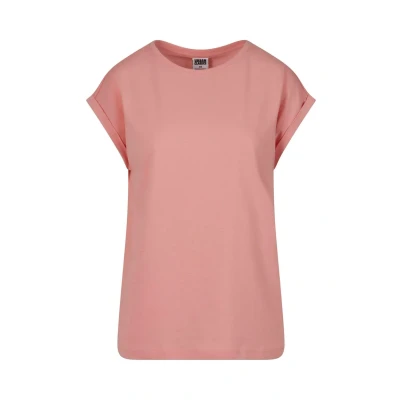 Afbeelding van Urban Classics Extended Shoulder Tshirt basic, Dames, Maat: 5XL, Lemonadepink