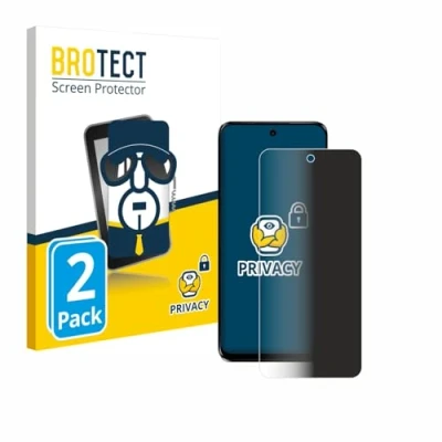 Afbeelding van BROTECT (2 Stuks) Privacy Schermbeschermer voor Motorola G34 5G [Anti Spy, Screen Protector, Blue Light Filter]