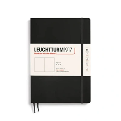 Afbeelding van Leuchtturm Black, Softcover, Composition (B5), 123 p., plain