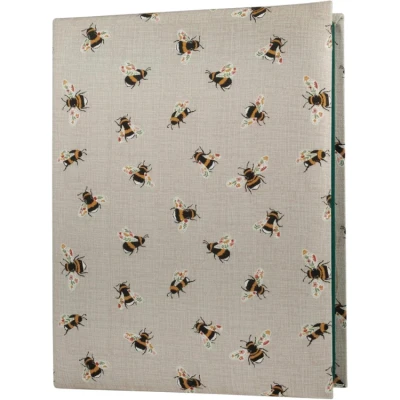 Afbeelding van Trimits Exclusieve 4 in 1 multi mat, snijmat, antislipmat, strijkmat, patroonmarkering, quiltmat, bijen, 30 x 24 cm, bijen
