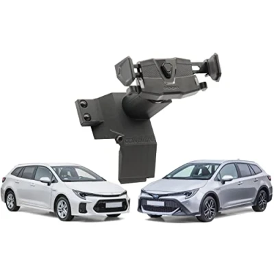 Afbeelding van craVeDRIVE mobiele telefoonhouder voor de auto Toyota Corolla E21 en Suzuki Swace I autohouder telefoon zwart