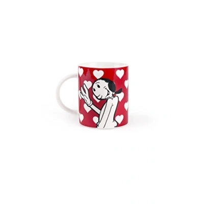 Afbeelding van Excelsa Olivia Mug, porselein, rood