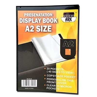 Afbeelding van A2 Zwart Presentatie Display Boek van ARK (20 Zakken (Eenpersoon))