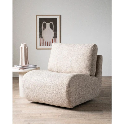 Afbeelding van Eleonora Fauteuil Lucia taupe Donna