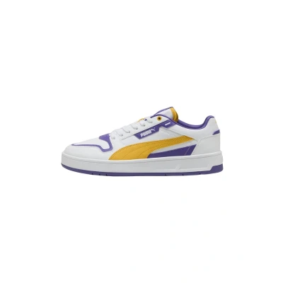 Afbeelding van Puma Sneakers laag, Heren, Maat: 44, Blanc jaune violet Kunststof