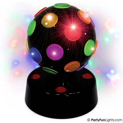 Afbeelding van PartyFunLights Discolamp werkt op USB én batterijen Multi color Roterend