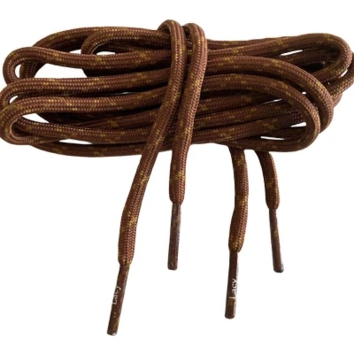 Afbeelding van Schoenveter Rond Bruin/Licht Bruin 150 cm Lang x 4 mm Breed