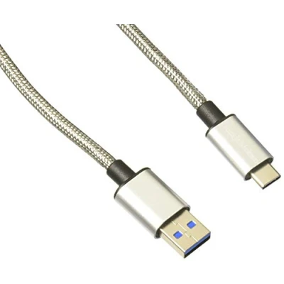 Afbeelding van Fuse Chicken USB/USB C staalkabel, 1 m